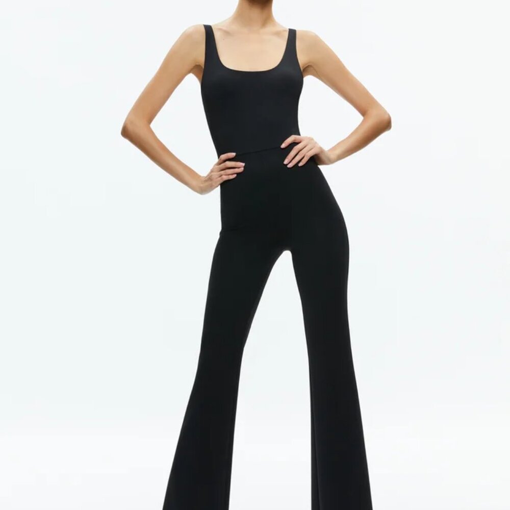 New w Tags Alice and Olivia Cortes Jumpsuit Catsuit Sz 4